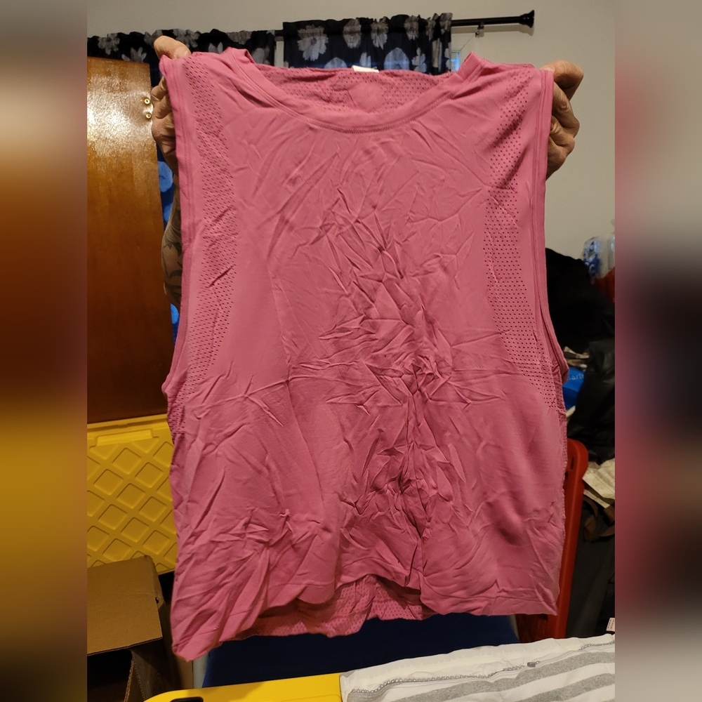 Victoria's Secret Pink Mesh Detail Top